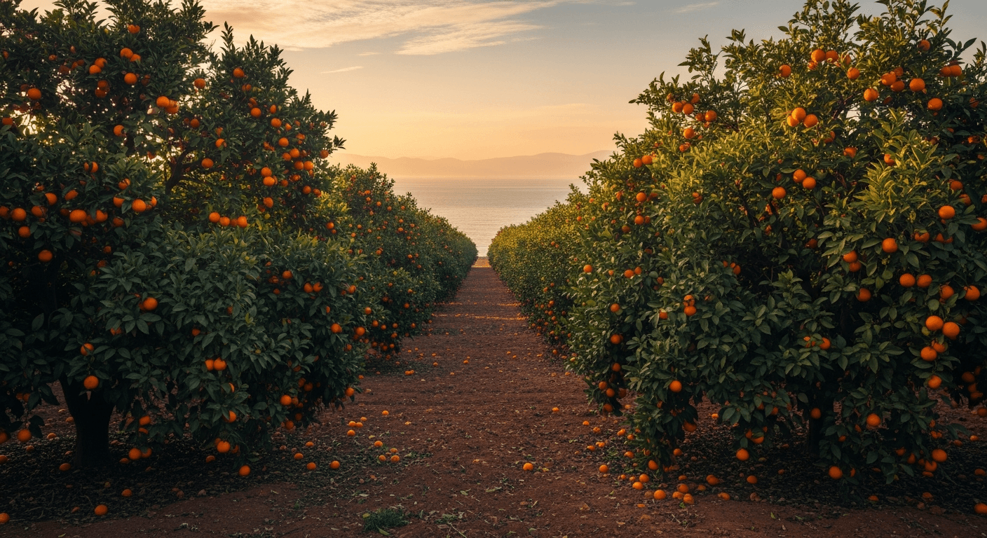 Finike portakal bahçesi
